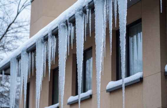 Снежные шапки и ледяные гирлянды: кто в ответе за крыши и балконы?